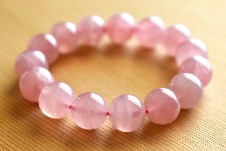 bracelet quartz rose